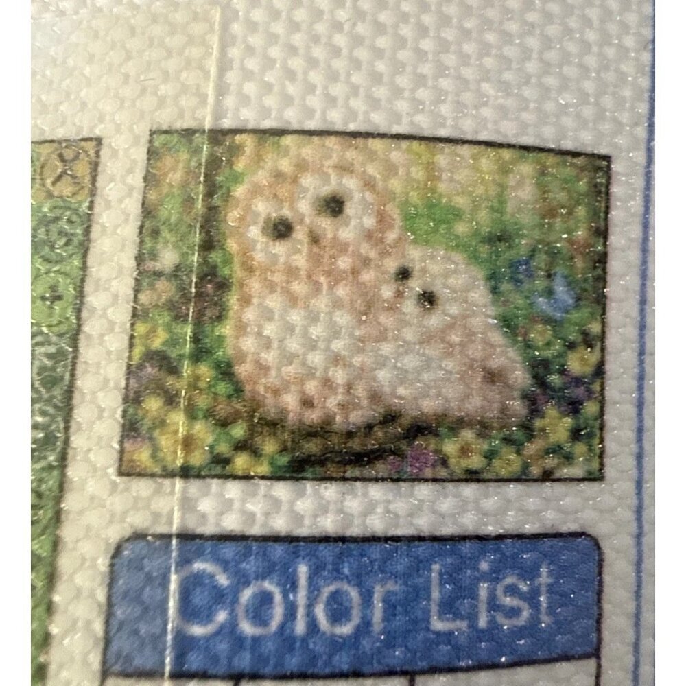 New Baby Owls Diamond Painting 30 X 40 cm Wax Applicator Tray Incl